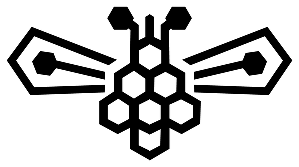 ByteHiveBB bee mark — Black mark